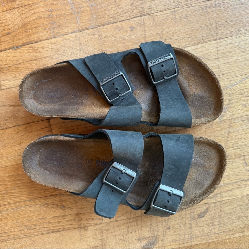 Birkenstock Black Double Strap Classic Sandals